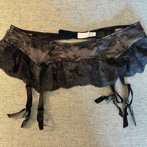 Victoria's Secret Black Garter Belt